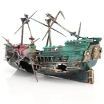 Aquarium decoratie boot - scheepswrak ornament - Afbeelding 4