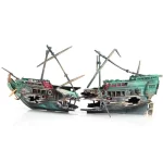 Aquarium decoratie boot - scheepswrak ornament - Afbeelding 2