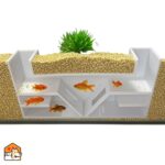 Dubbele aquariumschuilplaats