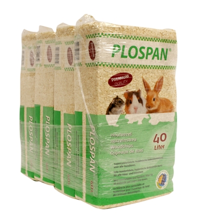 Plospan Houtvezel - 4 x 40 l