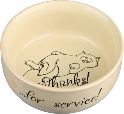 Trixie Voerbak Thanks For Service Assorti - 15 cm 0,3 l
