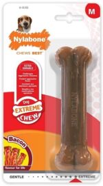 Nylabone Dura Chew Voor Harde Bijters Baconsmaak - Tot 16 kg