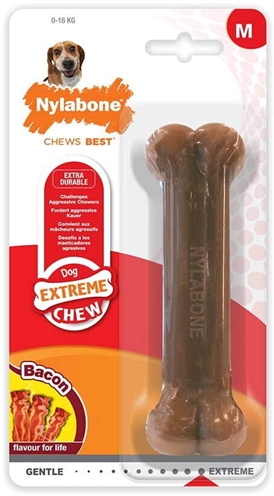 103024.jpg Nylabone Dura Chew Voor Harde Bijters Baconsmaak - Tot 16 kg