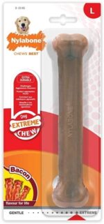 Nylabone Dura Chew Voor Harde Bijters Baconsmaak - Tot 23 kg