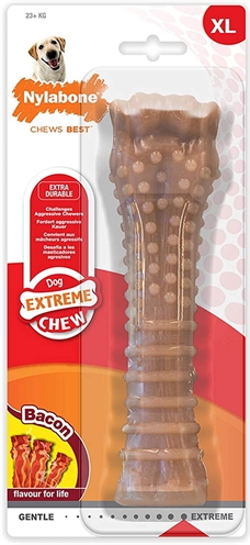 103026.jpg Nylabone Dura Chew Voor Harde Bijters Baconsmaak - Vanaf 23 kg