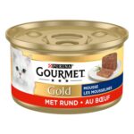 Gourmet Gold Fijne Mousse Rund - 24 x 85 g