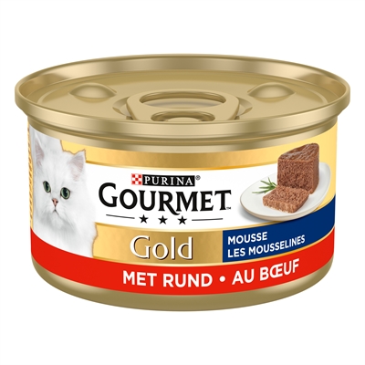 Gourmet Gold Fijne Mousse Rund - 24 x 85 g