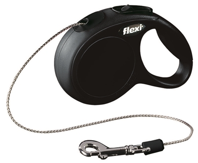 Flexi Rollijn Classic Cord Zwart - Xs 3 Mtr