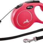 Flexi Rollijn Classic Cord Rood - M 5 Mtr