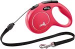 Flexi Rollijn Classic Cord Rood - M 5 Mtr