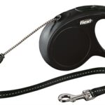 Flexi Rollijn Classic Cord Zwart - M 5 Mtr