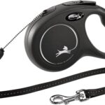 Flexi Rollijn Classic Cord Zwart - S 8 Mtr