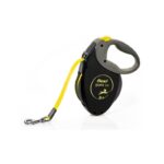 Flexi Rollijn Giant Tape Neon Zwart / Geel - M 8 Mtr