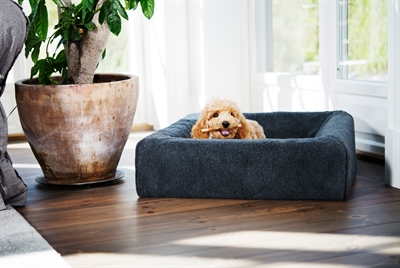 Bia Bed Fleece Hoes Hondenmand Grijs - Bia-6 100 x 80 x 15 cm