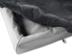 Bia Bed Fleece Hoes Hondenmand Grijs - Bia-7 120 x 100 x 15 cm