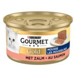 Gourmet Gold Fijne Mousse Zalm - 24 x 85 g