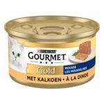 Gourmet Gold Fijne Mousse Kalkoen - 24 x 85 g