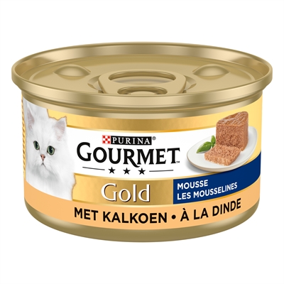 Gourmet Gold Fijne Mousse Kalkoen - 24 x 85 g
