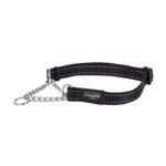 Rogz For Dogs Fanbelt Halfslip Halsband Zwart - 20 Mmx34-56 cm