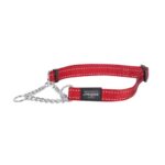 Rogz For Dogs Fanbelt Halfslip Halsband Rood - 20 Mmx34-56 cm
