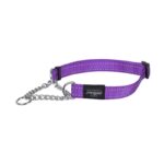 Rogz For Dogs Fanbelt Halfslip Halsband Paars - 20 Mmx34-56 cm
