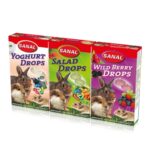 Sanal Knaagdier 3-Pack Drops Yogurt / Salad / Wild Berry - 3 x 45 g