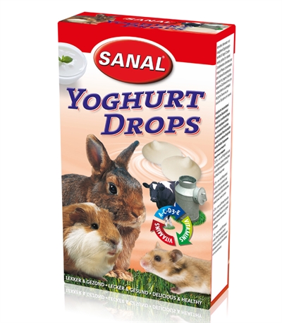 Sanal Knaagdier 3-Pack Drops Yogurt / Salad / Wild Berry - 3 x 45 g