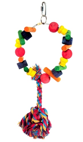 Happy Pet Speelgoed Papegaai Cartwheel Assorti - 28 x 15 x 8 cm