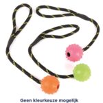 Happy Pet Tough Toys Bal Studded Aan Touw Rubber - 31,5 x 5,5 x 5,5 cm
