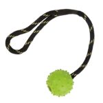 Happy Pet Tough Toys Floater Rubber Bal Touw Assorti - Medium 37,5 x 5 x 5 cm