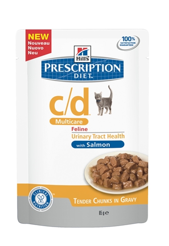 Hill'S Prescription Diet Hill'S Feline C/D Multicare Zalm - 12 x 85 g