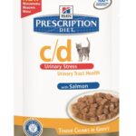 Hill'S Prescription Diet Hill'S Feline C/D Urinary Stress Zalm - 12 x 85 g
