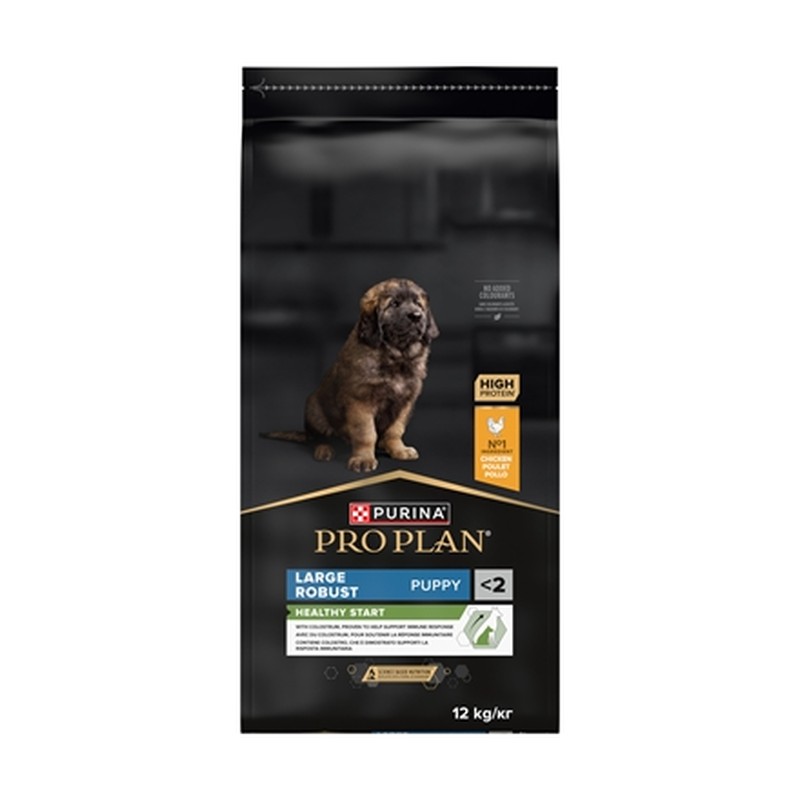 Pro Plan Puppy Large Breed Robuust Kip / Rijst - 12 kg