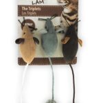 Afp Muis The Triplets Lamswol Met Catnip Assorti - 7 x 7 x 3 cm 3 stuks