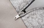 Bia Bed Kunstleer Hoes Hondenmand Taupe - Bia-2 60 x 50 x 12,5 cm