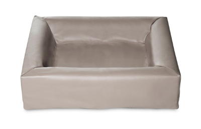 Bia Bed Kunstleer Hoes Hondenmand Taupe - Bia-3 70 x 60 x 15 cm
