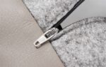 Bia Bed Kunstleer Hoes Hondenmand Taupe - Bia-3 70 x 60 x 15 cm