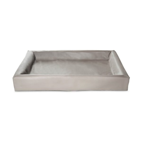 Bia Bed Kunstleer Hoes Hondenmand Taupe - Bia-6 100 x 80 x 15 cm