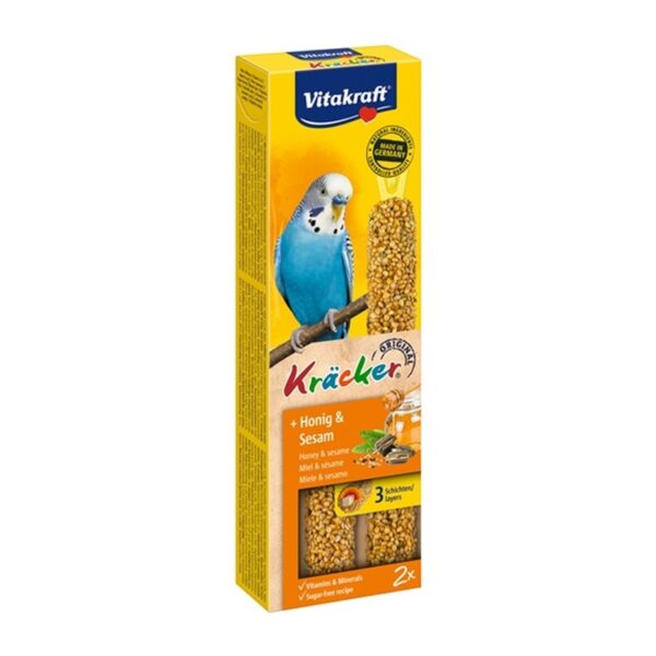 Vitakraft Parkiet Kracker Honing - 2 In 1