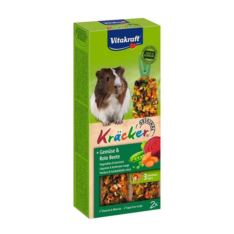 HuisdierXL VDM 358533 image derivative v1 Vitakraft Cavia Kracker Groente - 2 In 1
