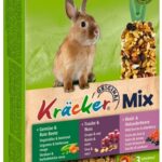 Vitakraft Dwergkonijn Krackers Noot/Bosvruchten/Groenten - 3 In 1