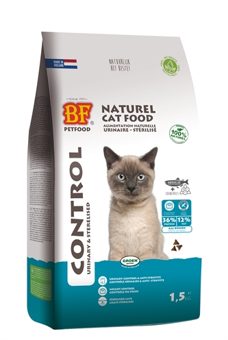 Bf Petfood Premium Quality Kat Control Urinary / Sterilised - 1,5 kg