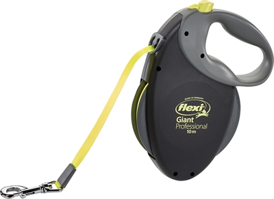 363580.jpg Flexi Rollijn Giant Tape Professional Neon Zwart / Geel - 10 Mtr Tot 50 kg