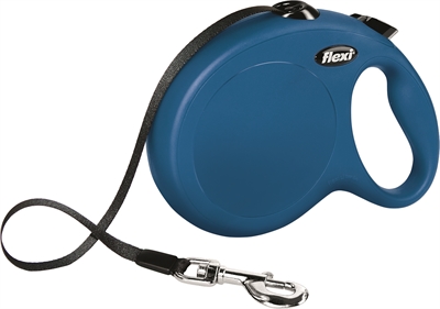 Flexi Rollijn Classic Tape Blauw - L 8 Mtr