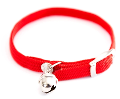 Martin Halsband Kat Elastisch Nylon Rood - 30 x 1 cm