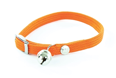 Martin Halsband Kat Elastisch Nylon Oranje - 30 x 1 cm