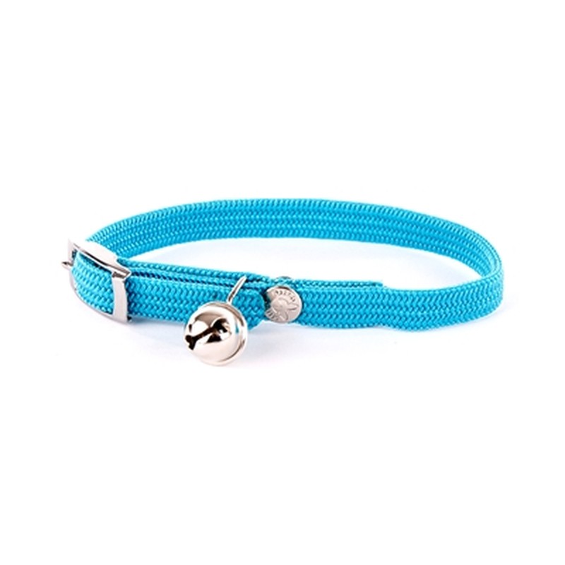 HuisdierXL VDM 364745 image derivative v1 Martin Halsband Kat Elastisch Nylon Turquoise - 30 x 1 cm