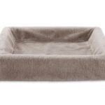 Bia Bed Fleece Hoes Hondenmand Taupe - Bia-7 120 x 100 x 15 cm