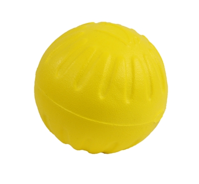 365834.jpg Starmark Fantastic Durafoam Bal Geel - Medium 7 cm