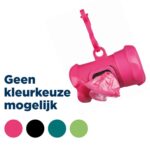 Trixie Poepzakhouder Botvorm Met Poepzakjes Assorti - 15 Stuks